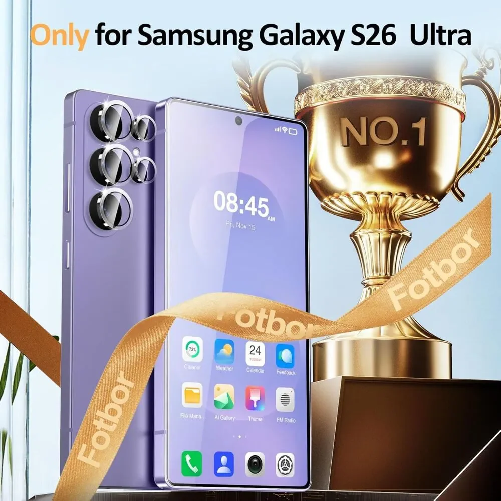 Screen Protector for Samsung Galaxy S26 Ultra with Camera Lens Protector